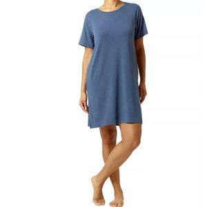 Women's Plus-Size Short Sleeve Lounge Tunic Dress